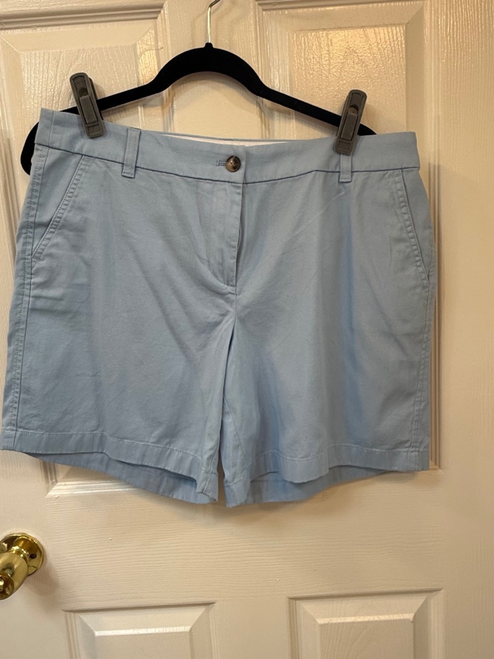 J. Crew Chino Light Blue Classic Shorts 7” inseam NWT Size 12